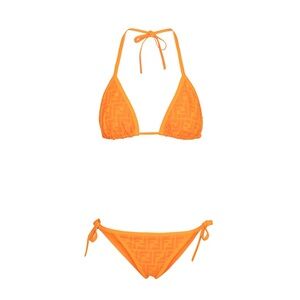 New Fendi Bikini Orange 38IT